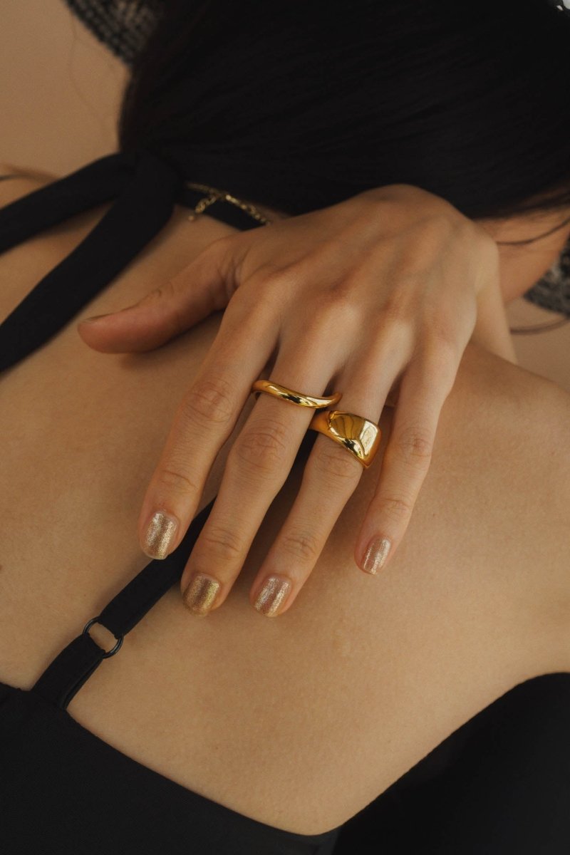 two finger ring/2color - KNUTH MARF