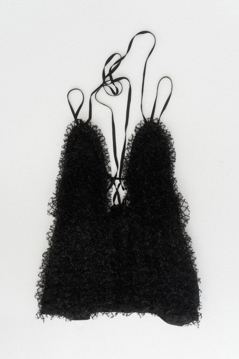 U neck tulle bustier/2color - KNUTH MARF