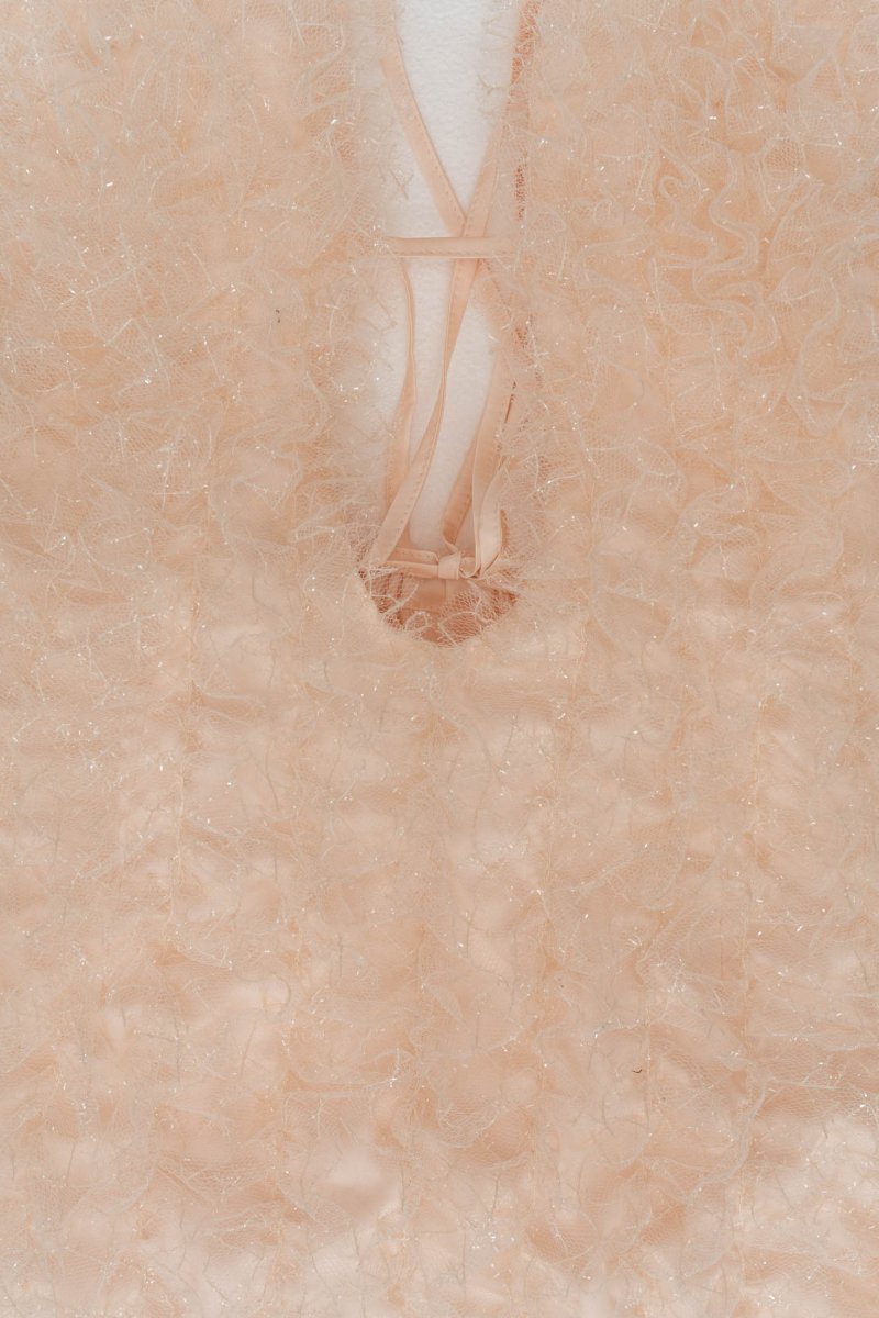 U neck tulle bustier/2color - KNUTH MARF