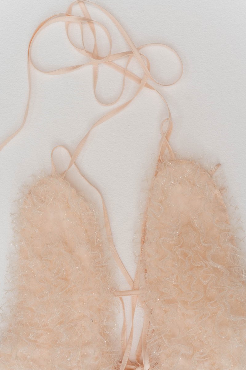 U neck tulle bustier/2color - KNUTH MARF