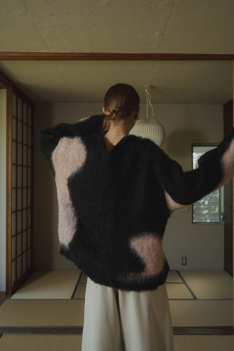 Uneck knit pullover(unisex)/2color - KNUTH MARF
