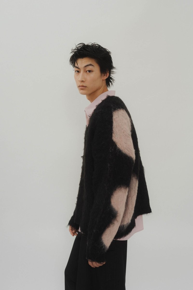 Uneck knit pullover(unisex)/2color - KNUTH MARF