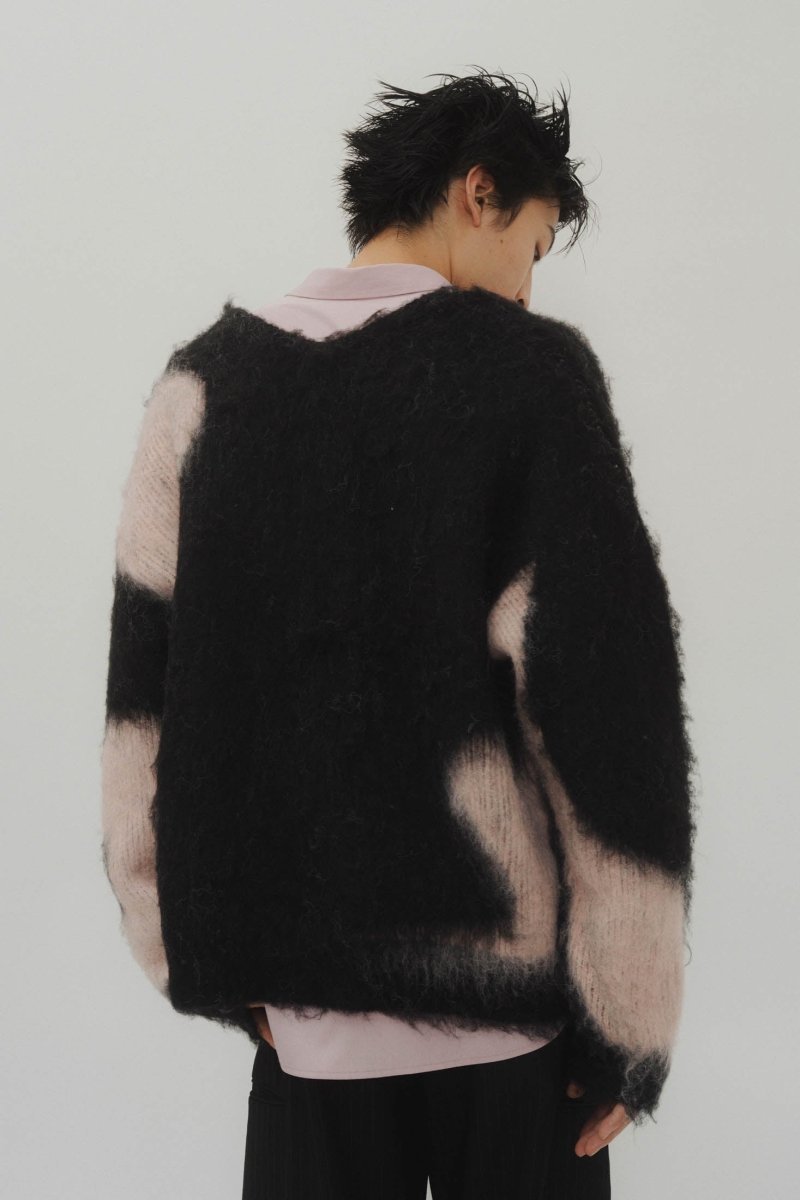 Uneck knit pullover(unisex)/2color - KNUTH MARF