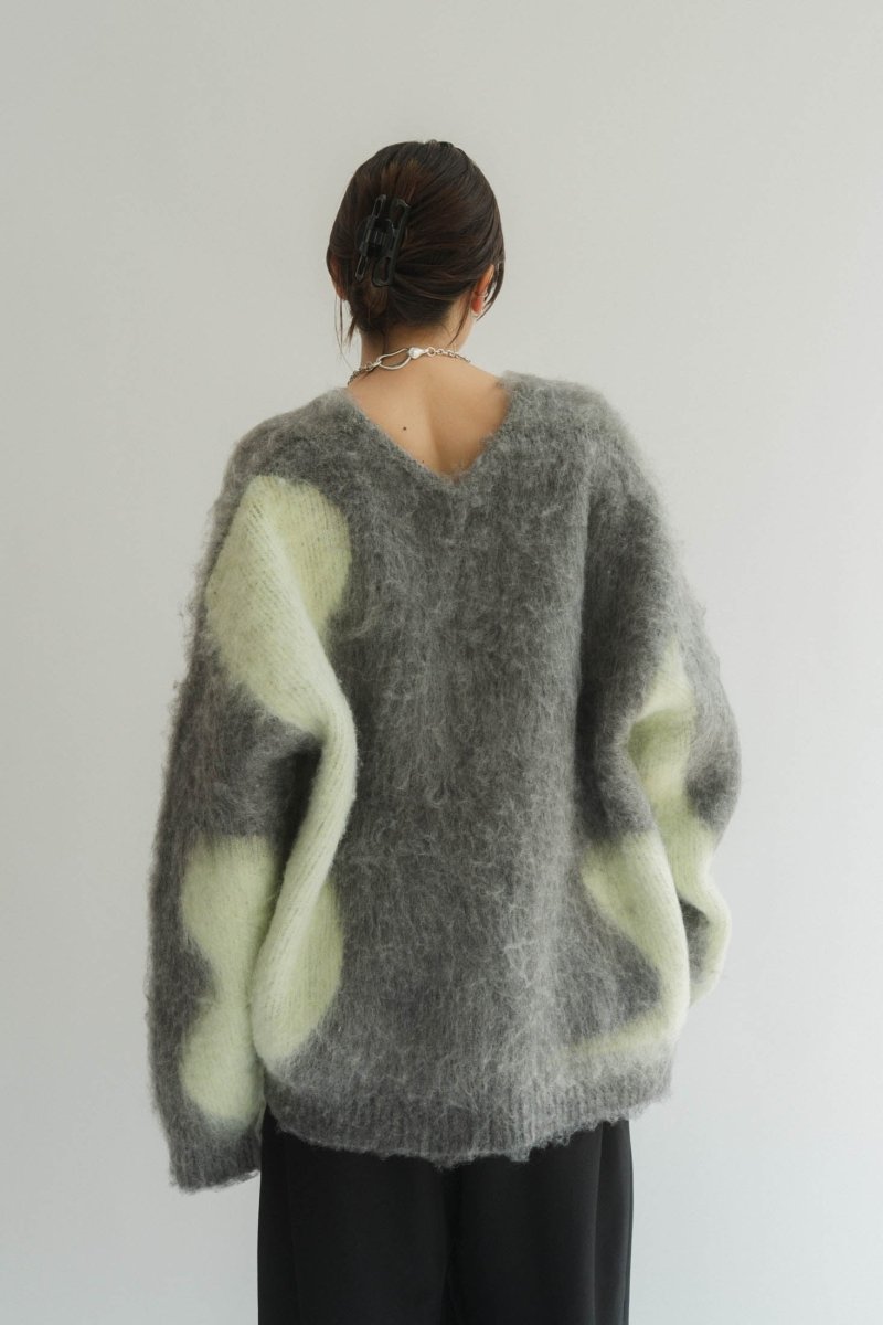 Uneck knit pullover(unisex)/2color - KNUTH MARF