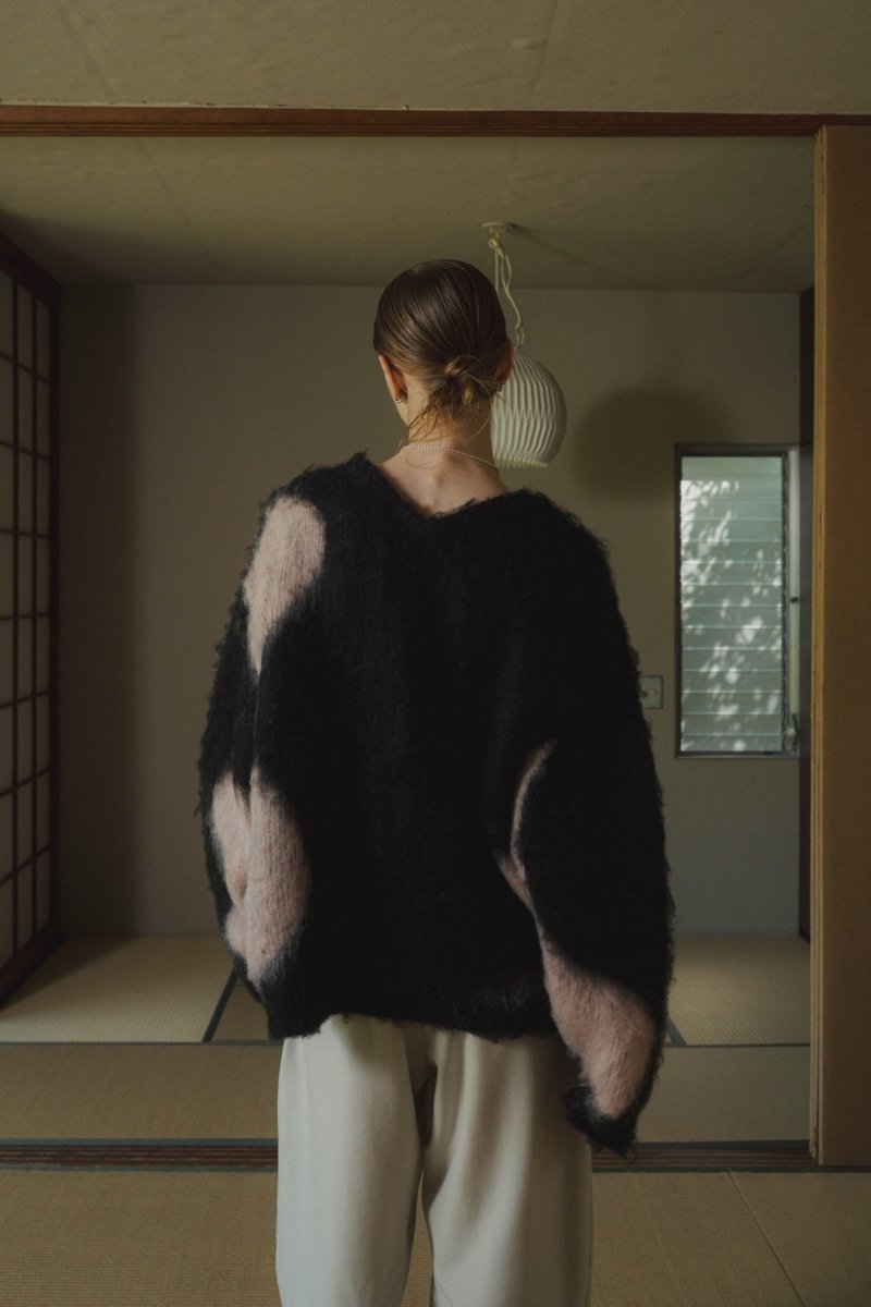 Uneck knit pullover(unisex)/2color - KNUTH MARF