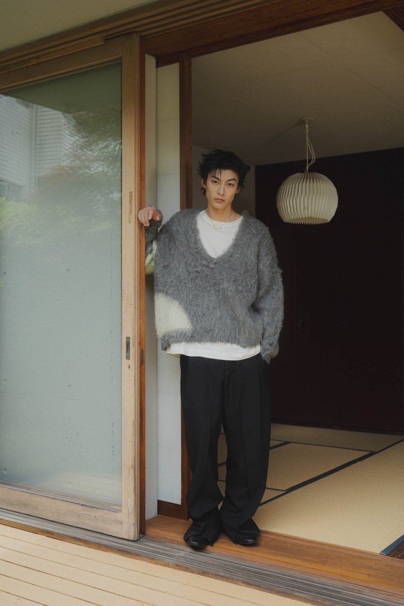 Uneck knit pullover(unisex)/2color - KNUTH MARF