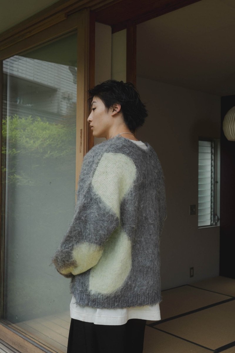 Uneck knit pullover(unisex)/2color - KNUTH MARF