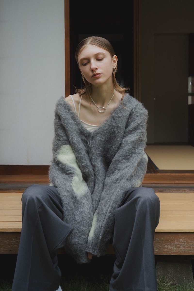 Uneck knit pullover(unisex)/2color - KNUTH MARF