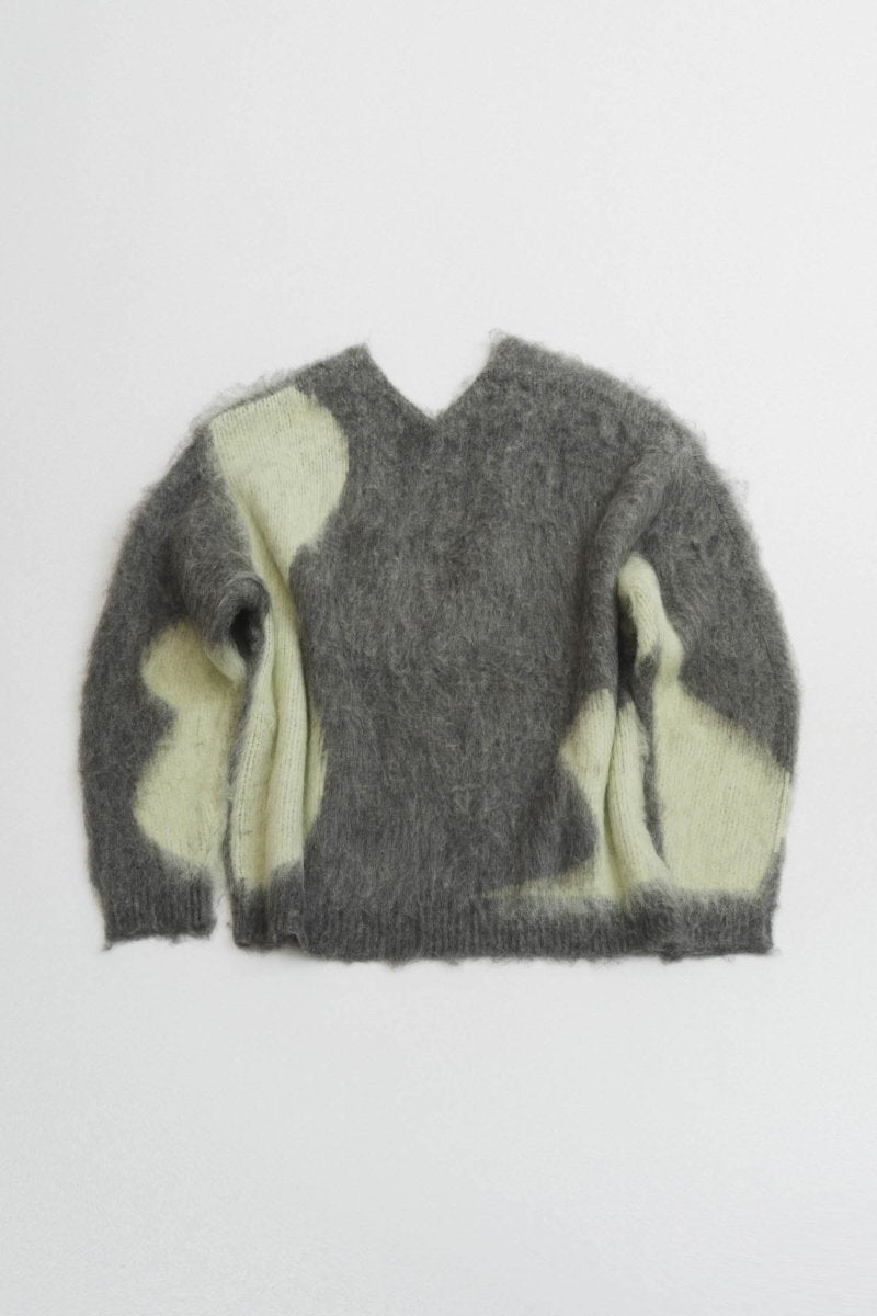 Uneck knit pullover(unisex)/2color - KNUTH MARF