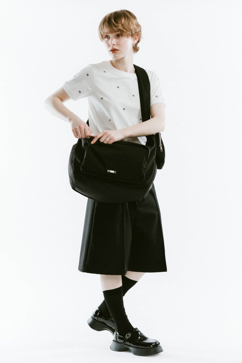 useful nylon shoulder bag/2color - KNUTH MARF