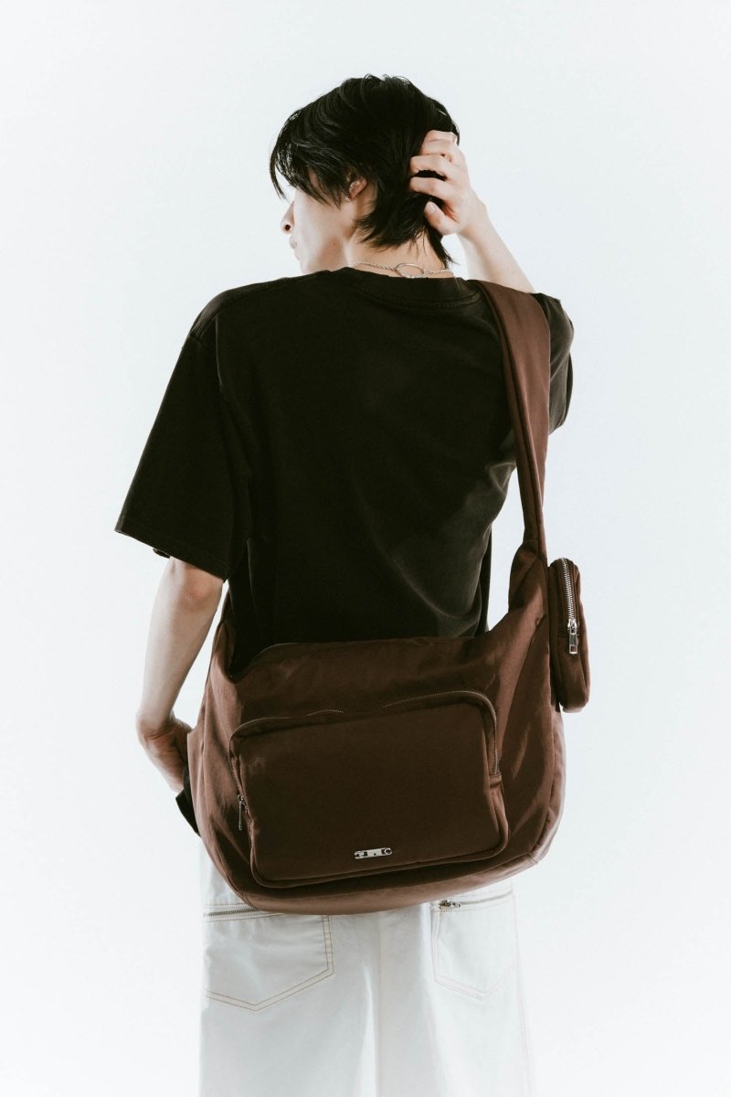 useful nylon shoulder bag/2color - KNUTH MARF