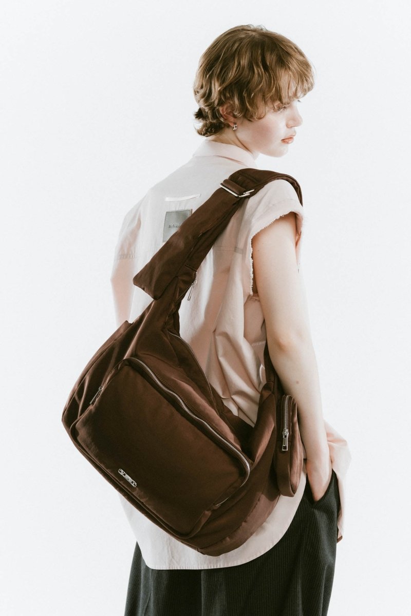 useful nylon shoulder bag/2color - KNUTH MARF