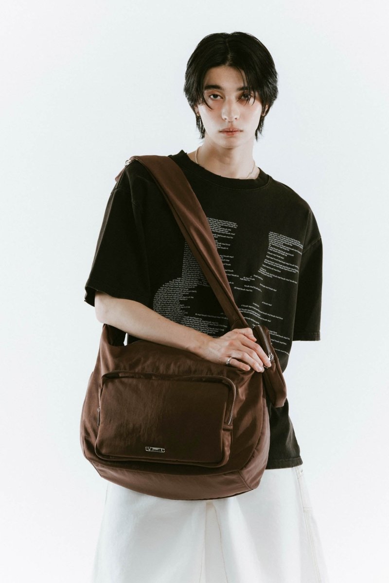 useful nylon shoulder bag/2color - KNUTH MARF