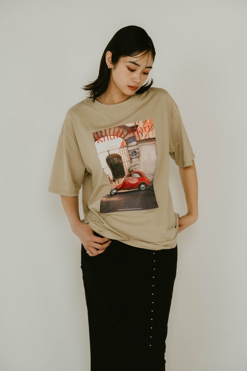 vintage print T shirt(unisex)/4color - KNUTH MARF
