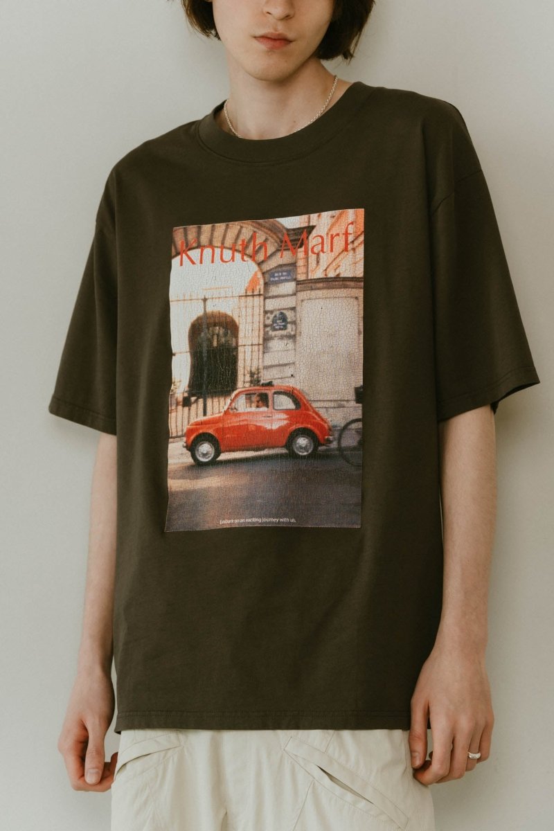 vintage print T shirt(unisex)/4color - KNUTH MARF