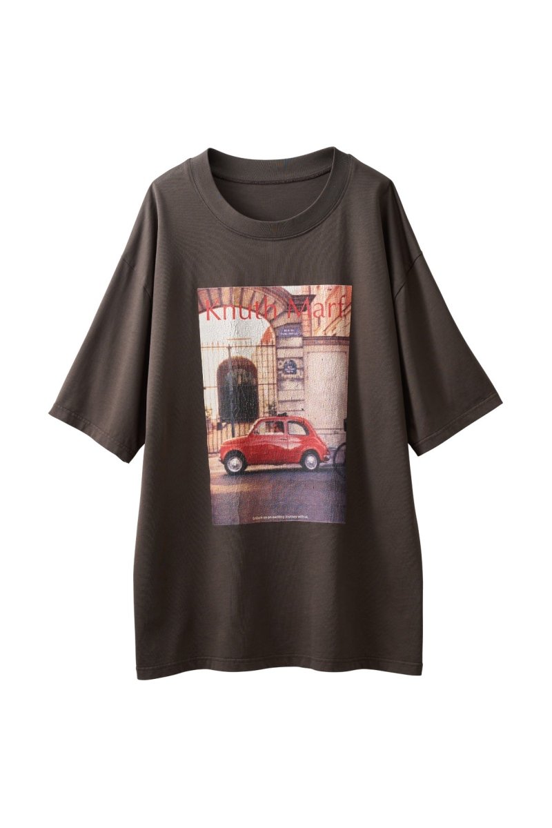 vintage print T shirt(unisex)/4color - KNUTH MARF