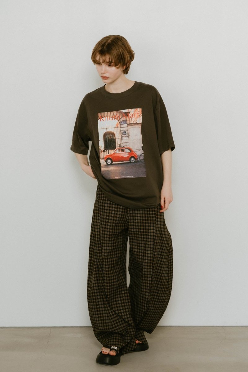 vintage print T shirt(unisex)/4color - KNUTH MARF