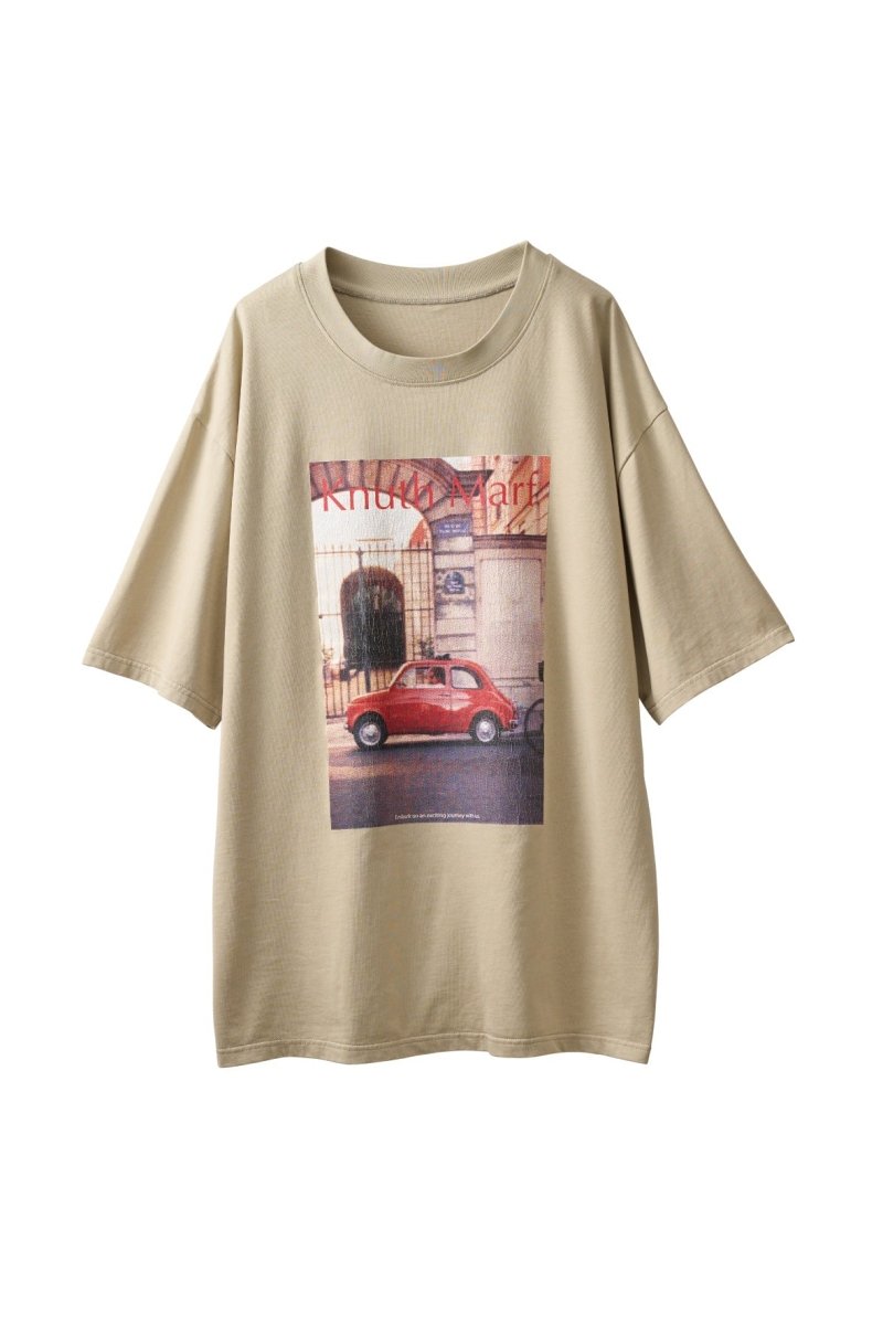vintage print T shirt(unisex)/4color - KNUTH MARF