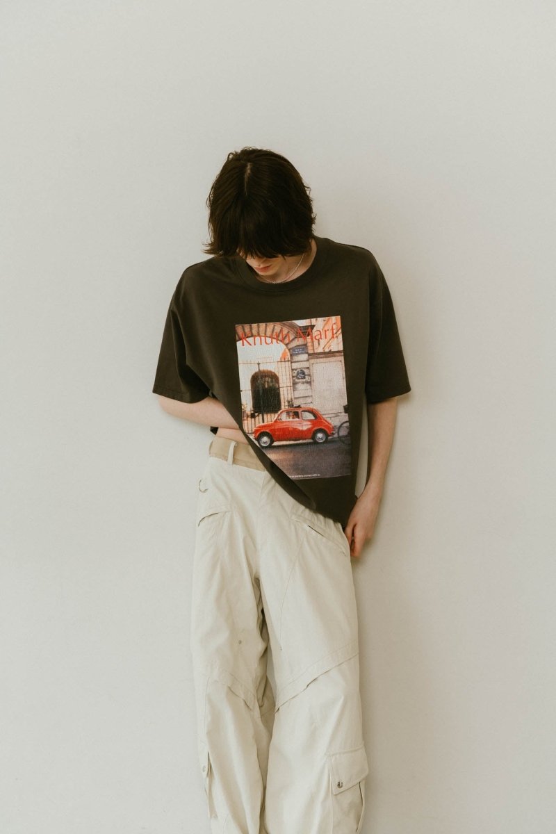 vintage print T shirt(unisex)/4color - KNUTH MARF