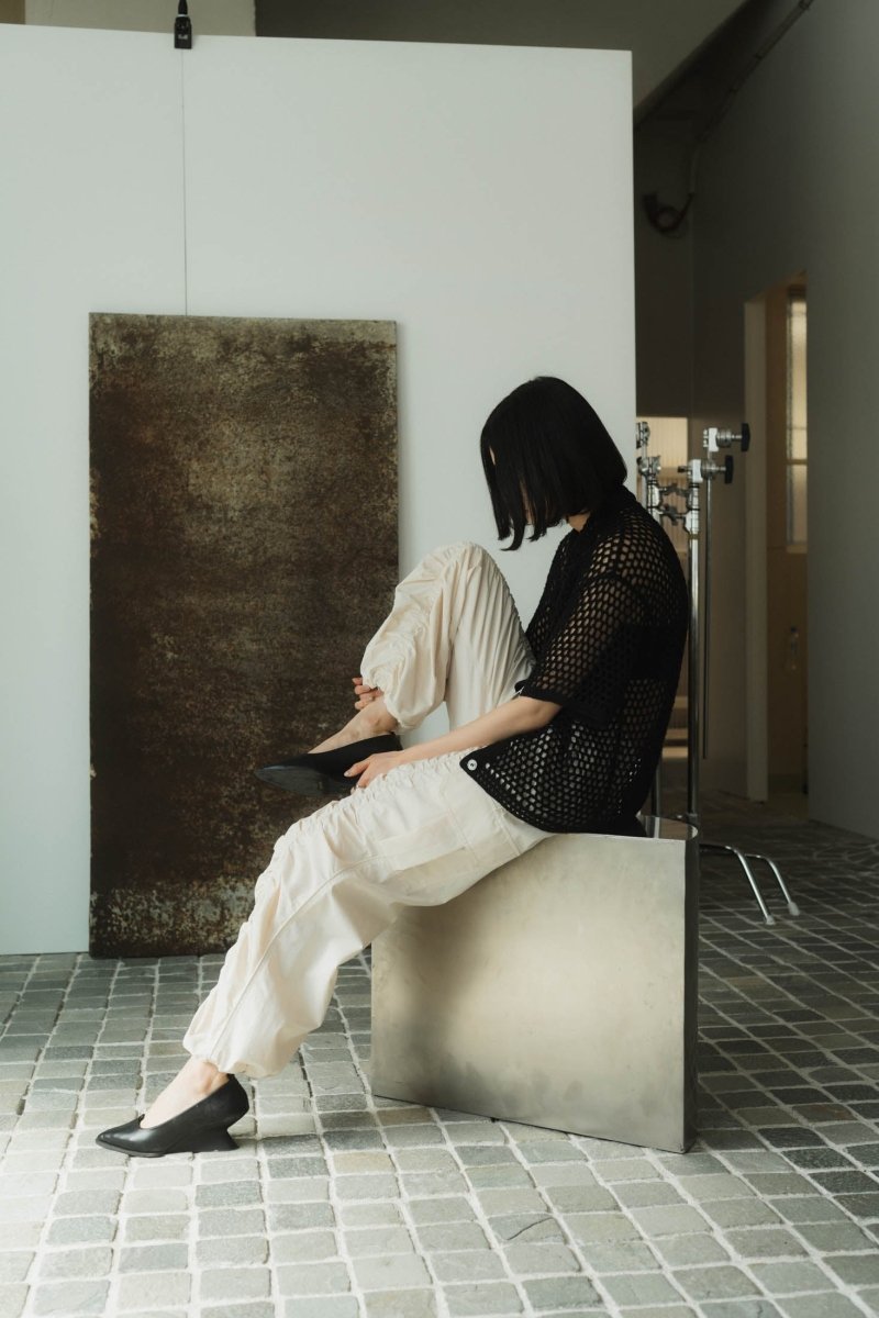waterproof gathered pants/2color - KNUTH MARF