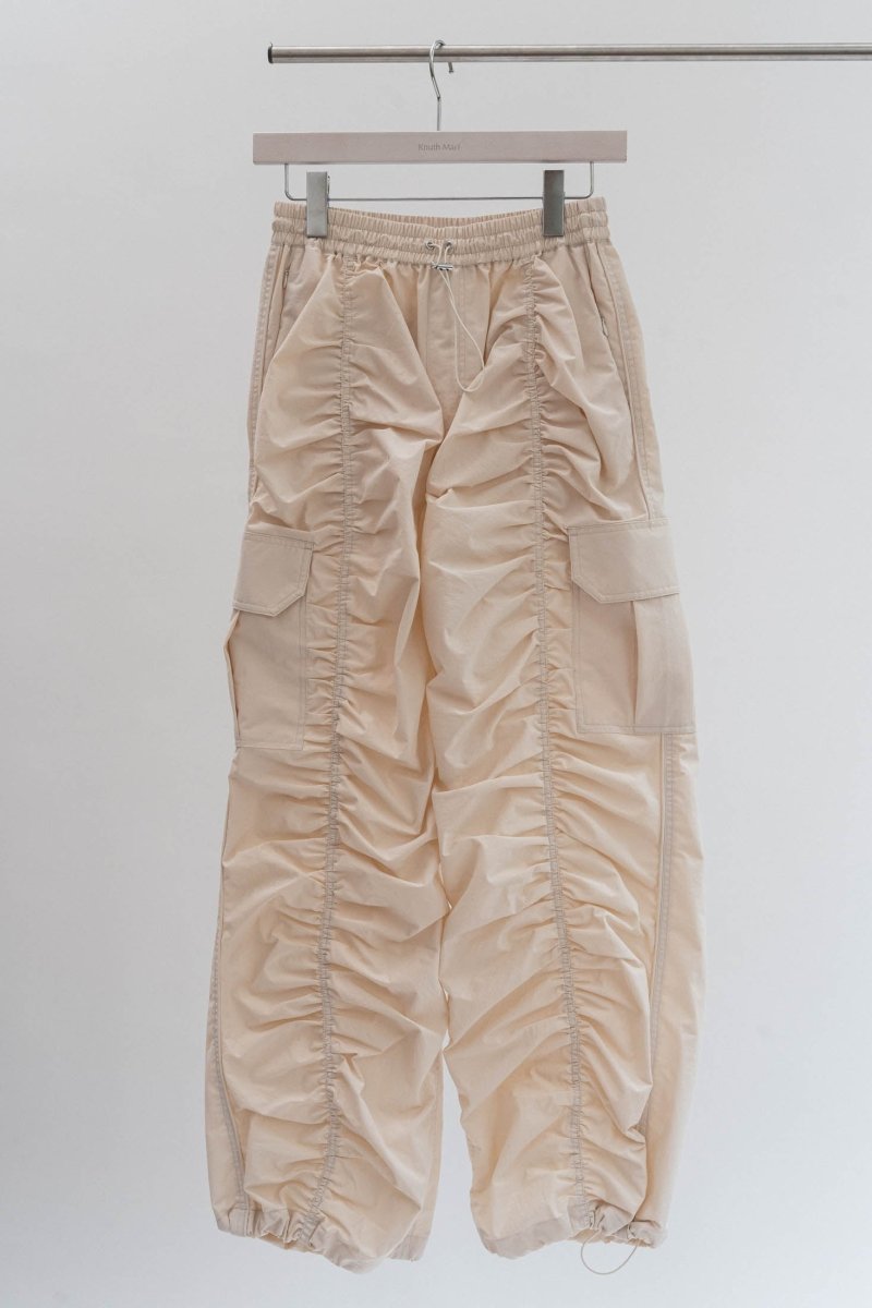 waterproof gathered pants/2color - KNUTH MARF