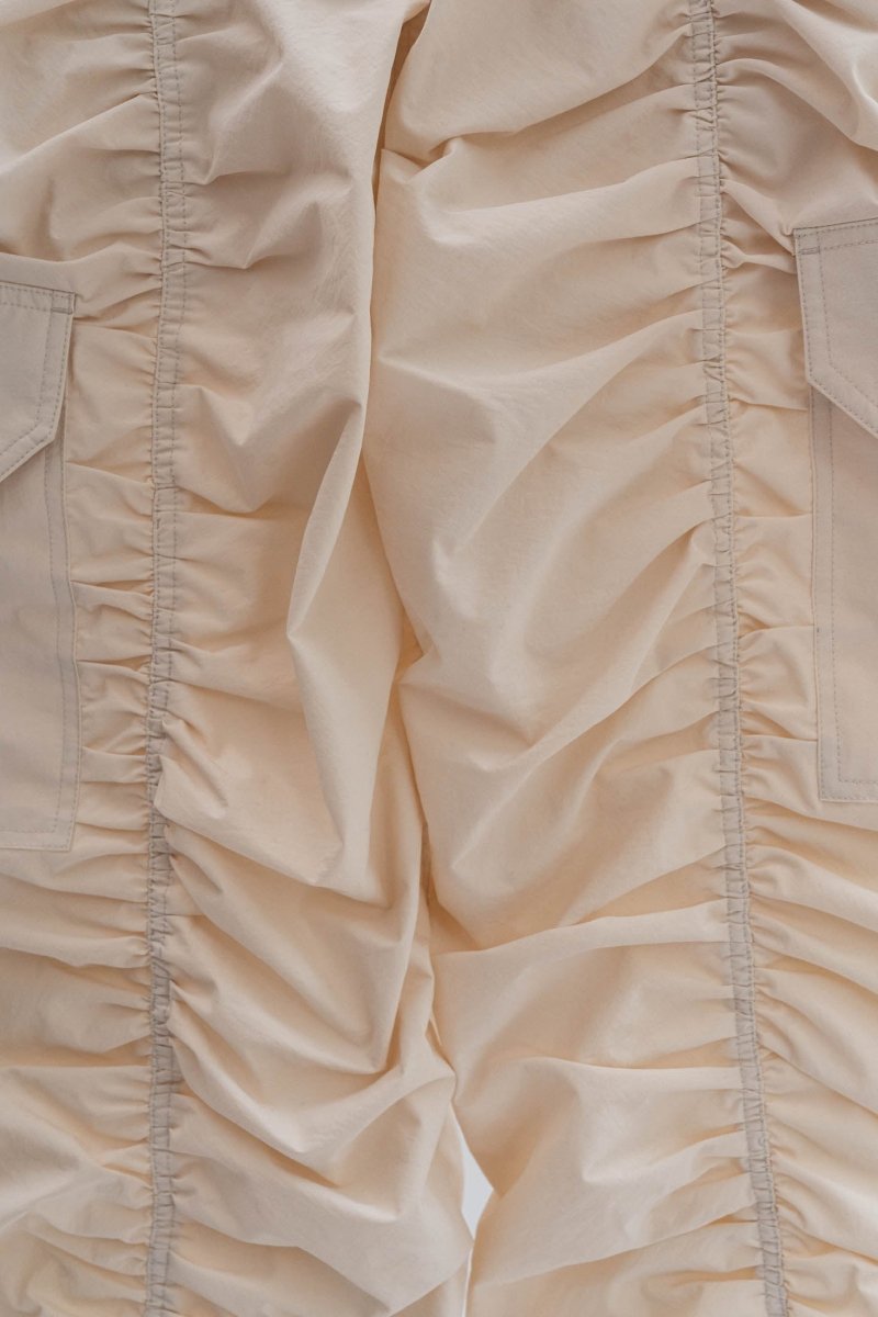 waterproof gathered pants/2color - KNUTH MARF