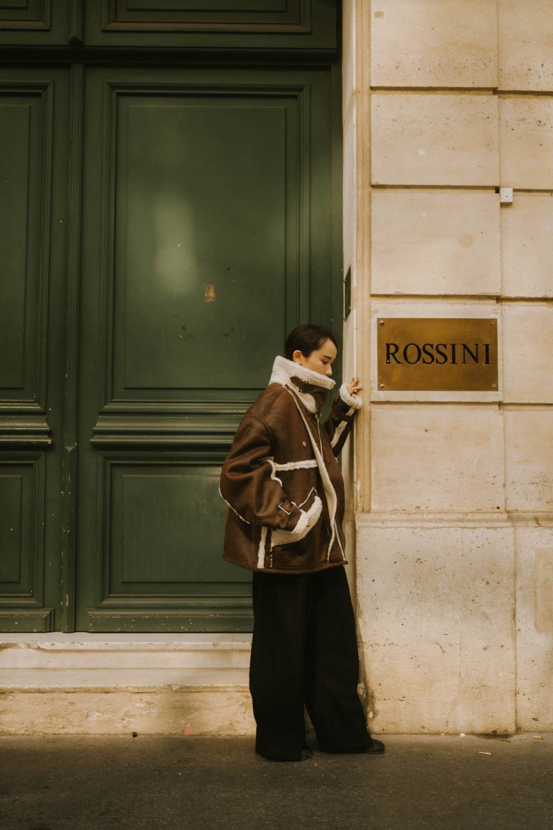 【12/20~出荷】reversible mouton jacket(unisex)/beige - KNUTH MARF