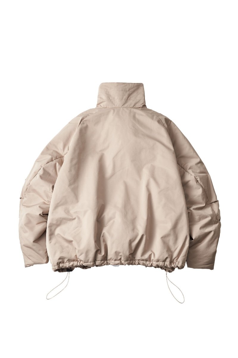 【12/28~出荷】stand collar down jacket(unisex)/black - KNUTH MARF