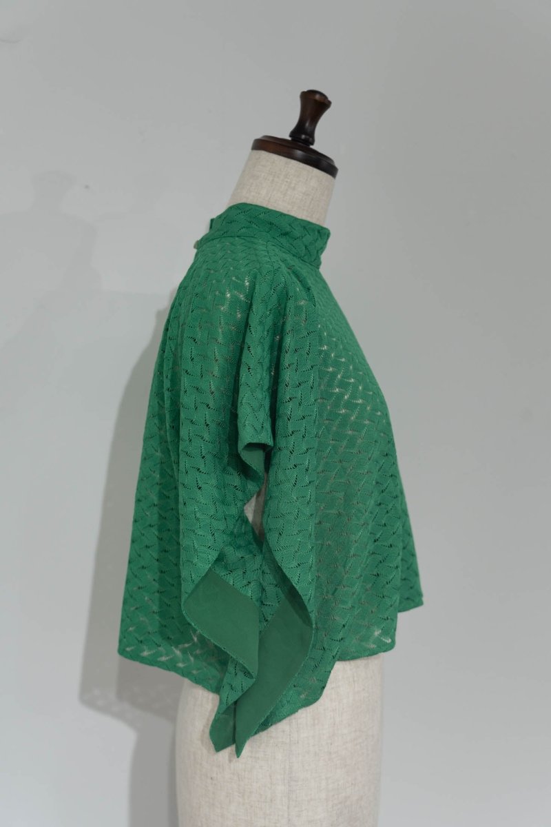 2way drost lace blouse/black - KNUTH MARF