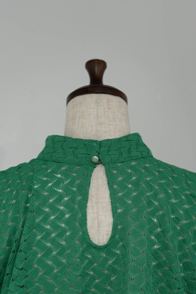 2way drost lace blouse/black - KNUTH MARF