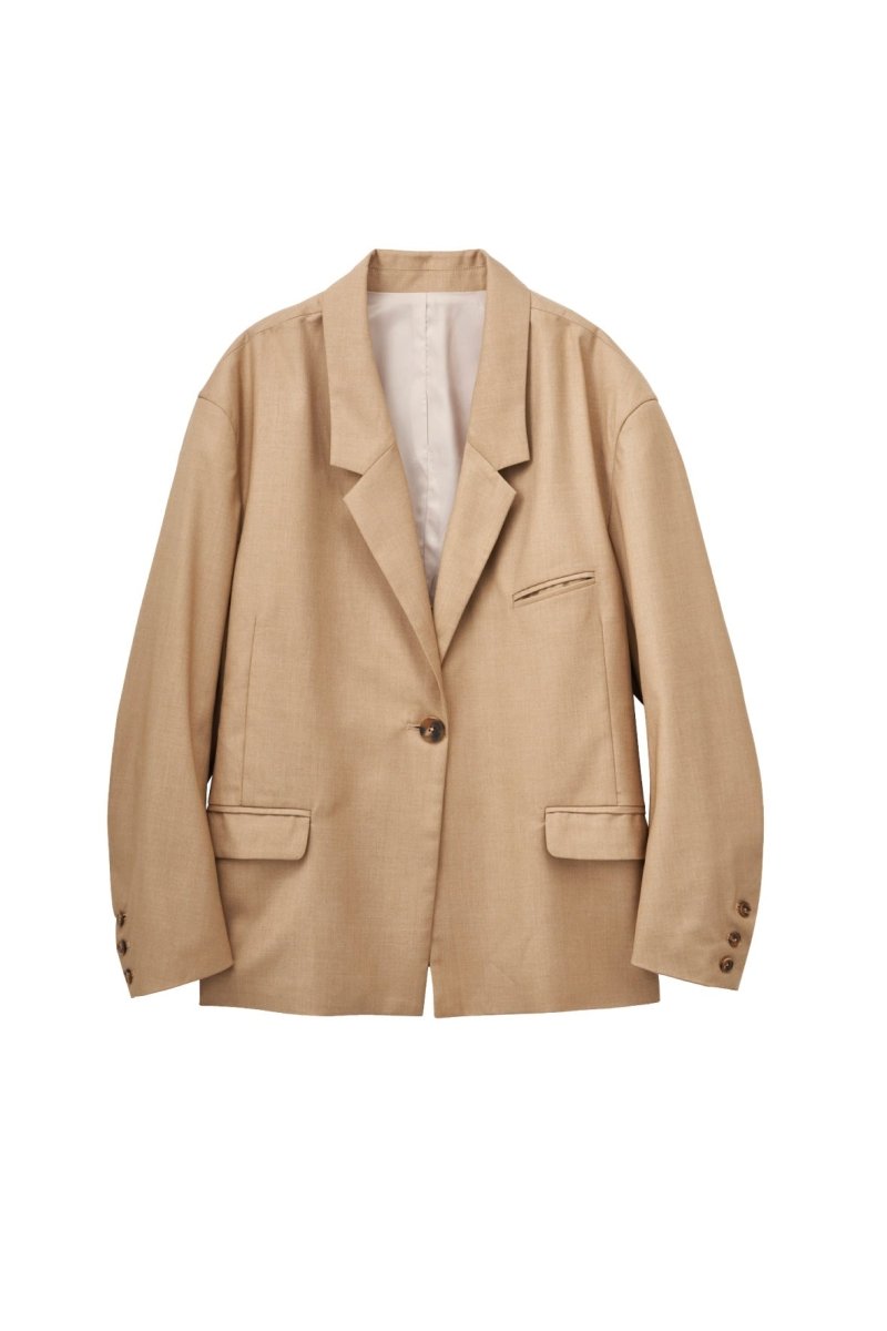 2way handsome jacket/beige - KNUTH MARF