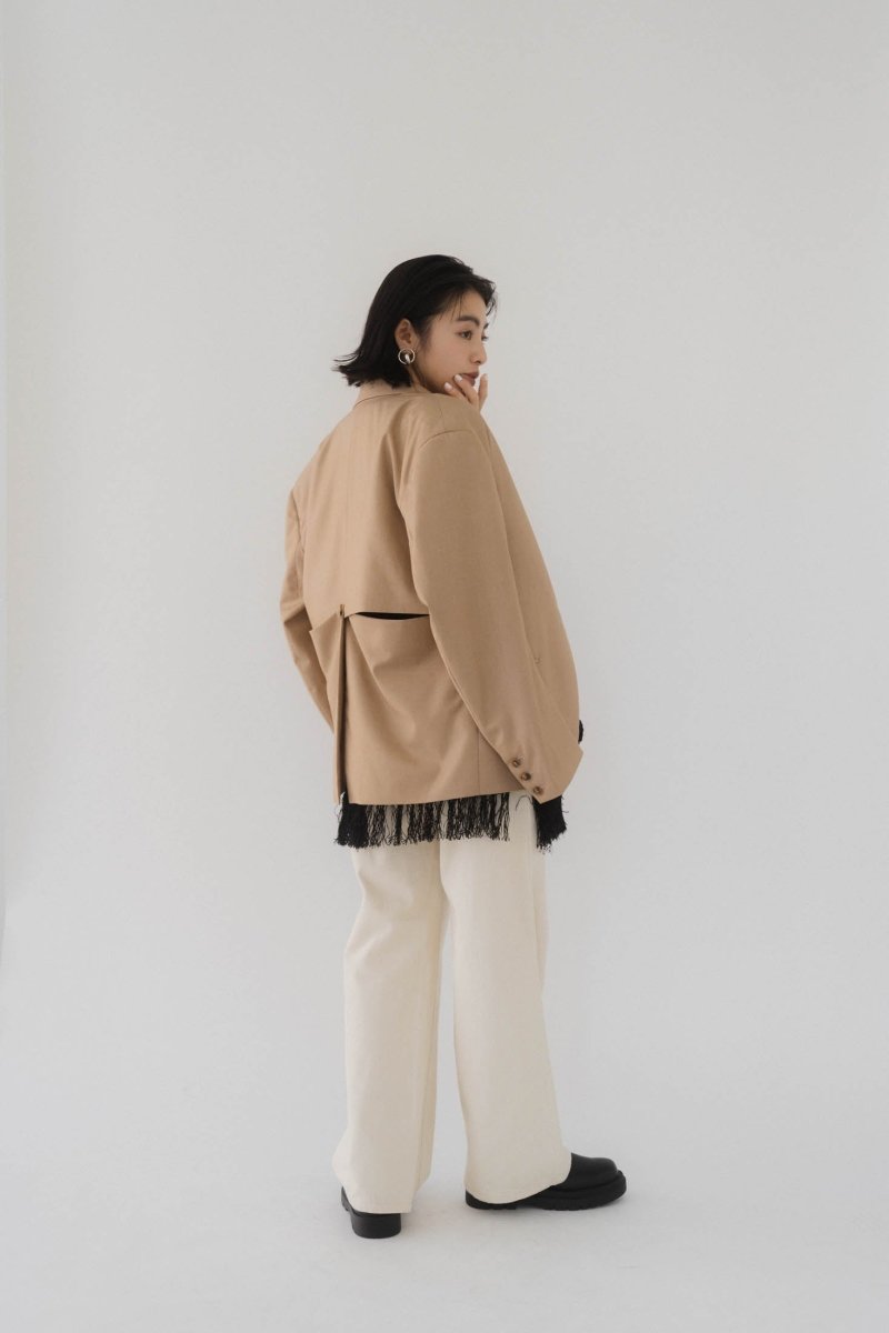 2way handsome jacket/beige - KNUTH MARF