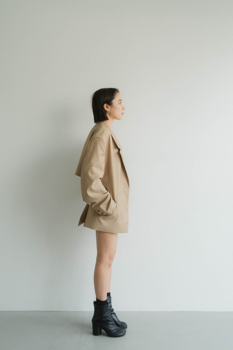 2way handsome jacket/beige - KNUTH MARF