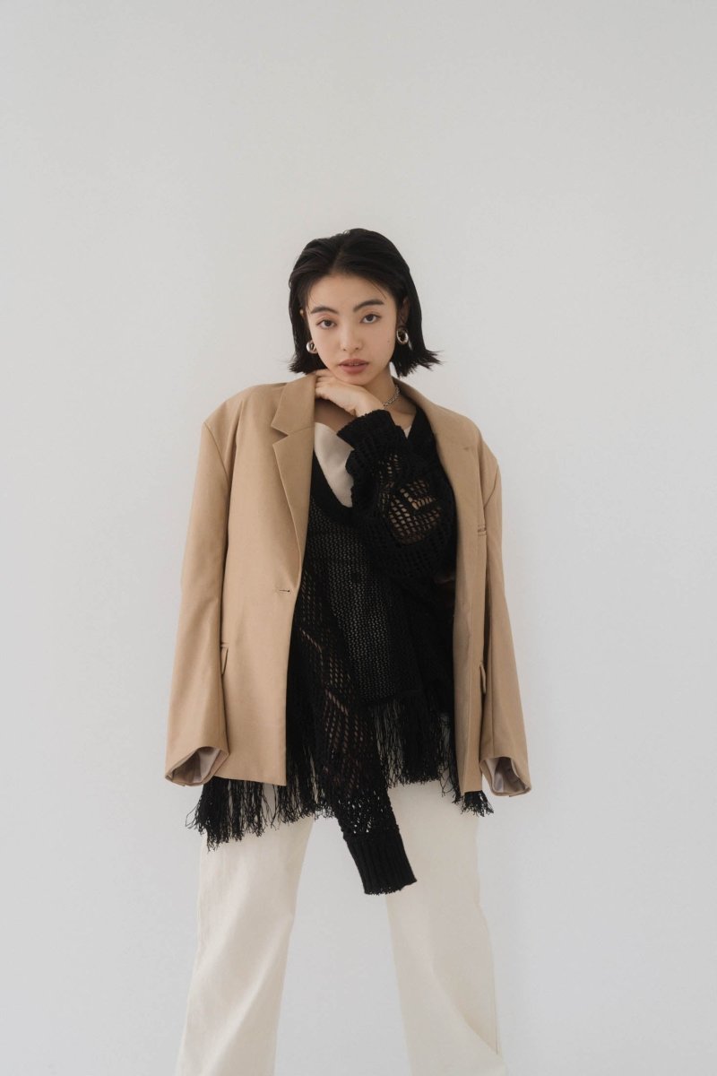 2way handsome jacket/beige - KNUTH MARF