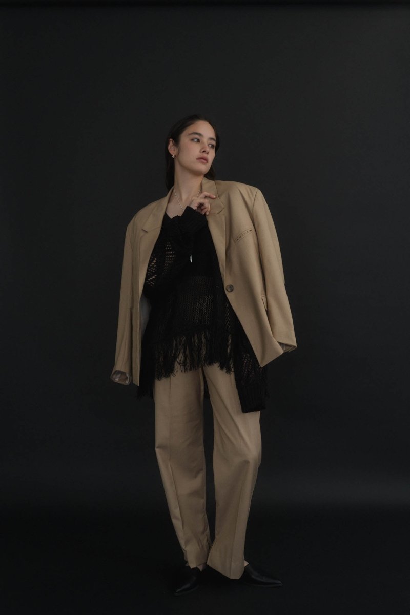 2way handsome jacket/beige - KNUTH MARF