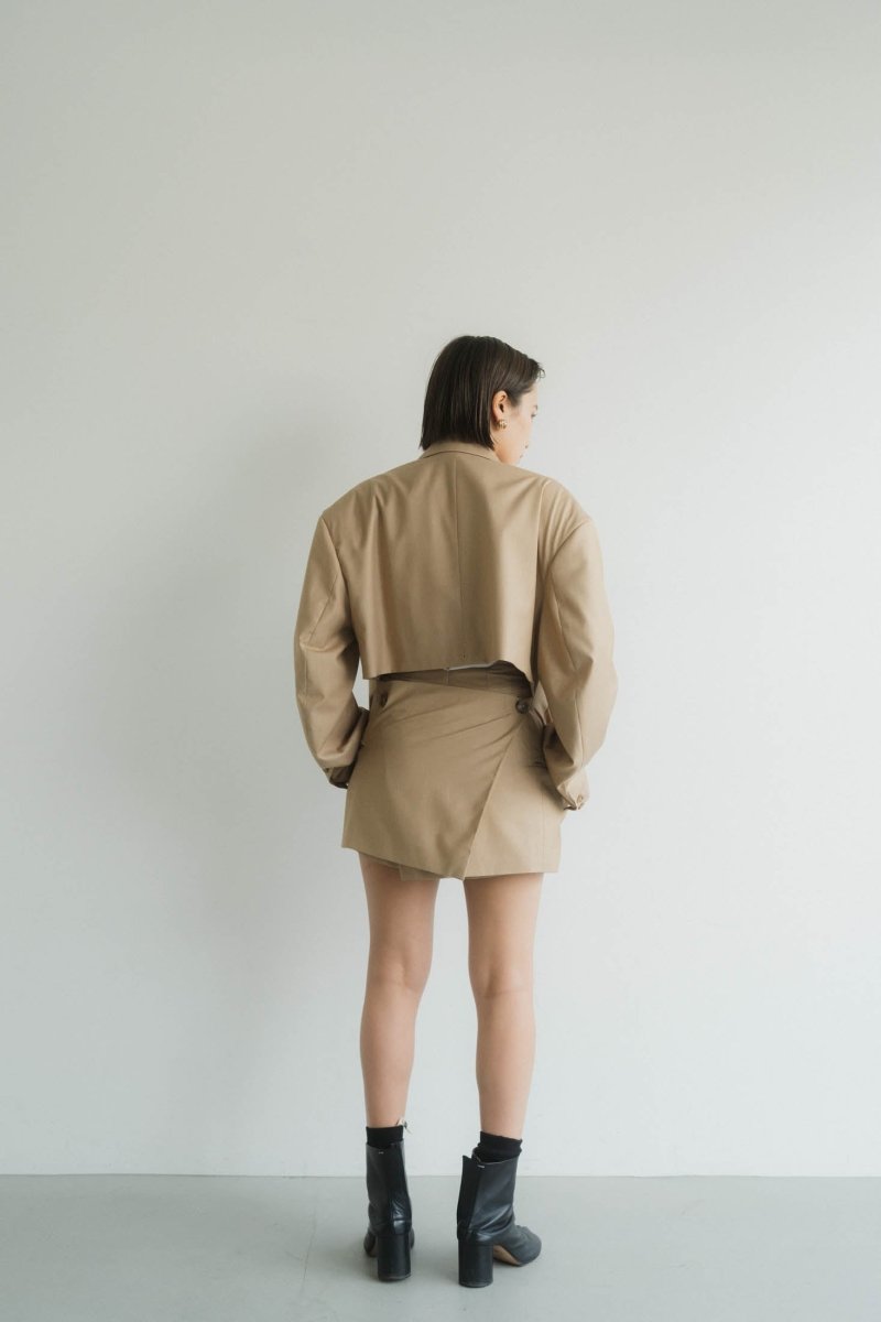 2way handsome jacket/beige - KNUTH MARF