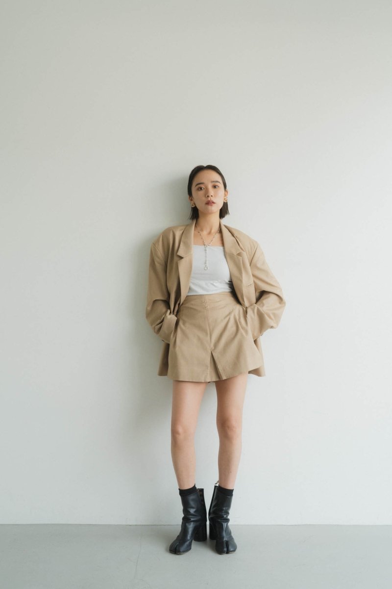 2way handsome jacket/beige - KNUTH MARF