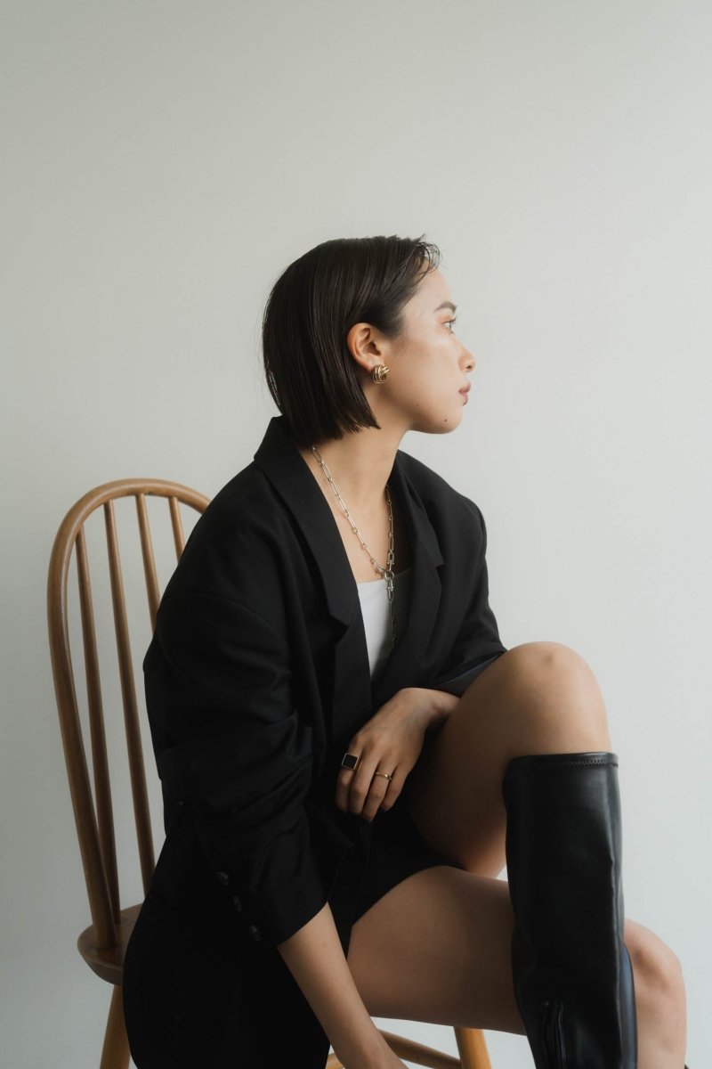 2way handsome jacket/black - KNUTH MARF