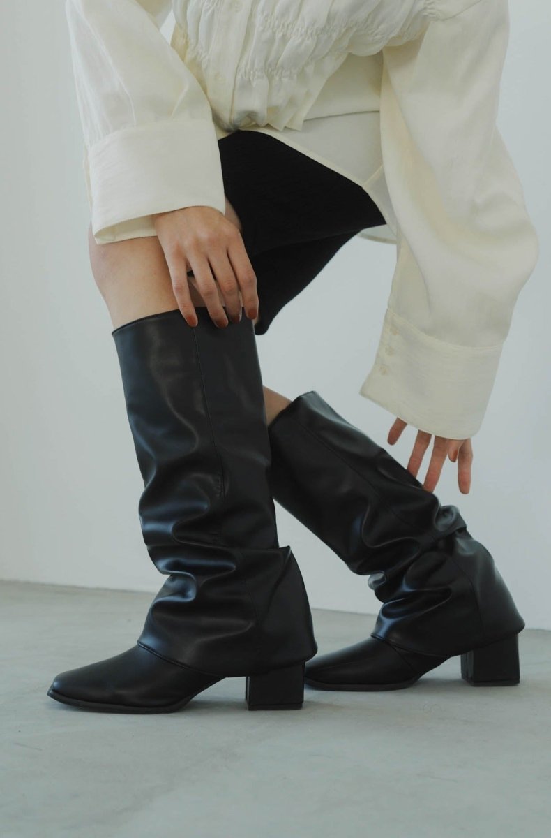 2way loose long boots/2color - KNUTH MARF