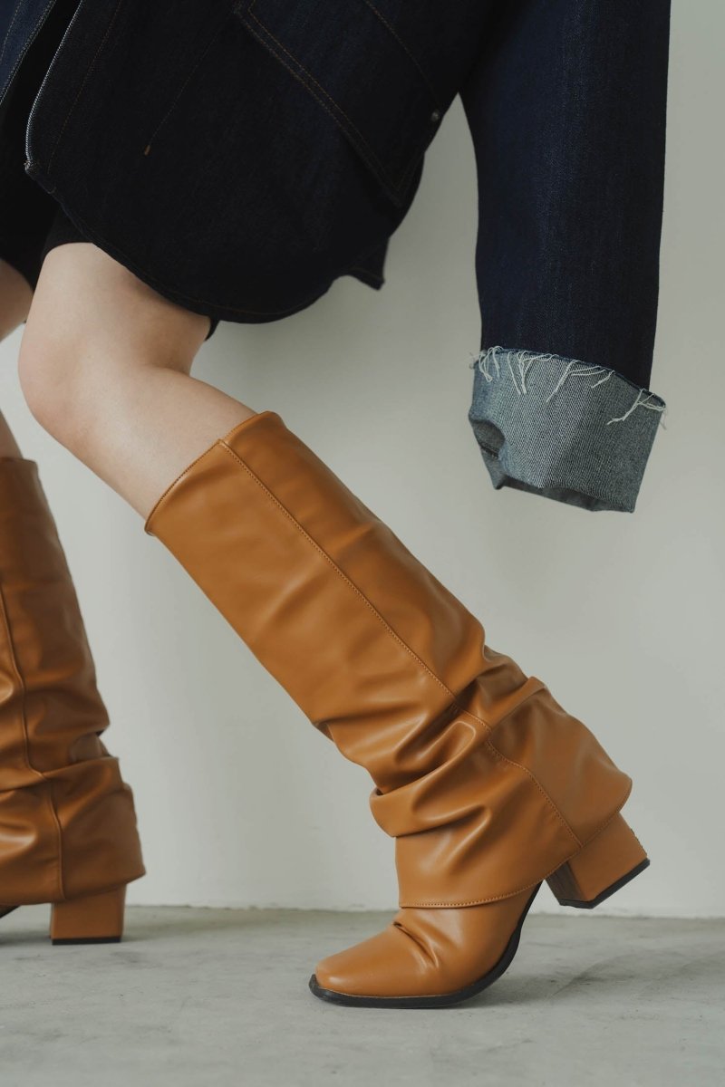 2way loose long boots/2color - KNUTH MARF