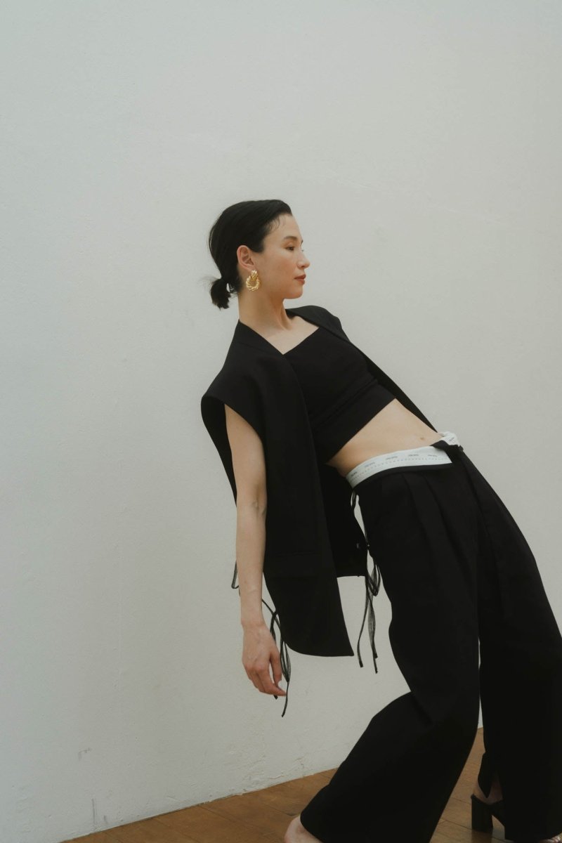 2way marvelt pants/black - KNUTH MARF