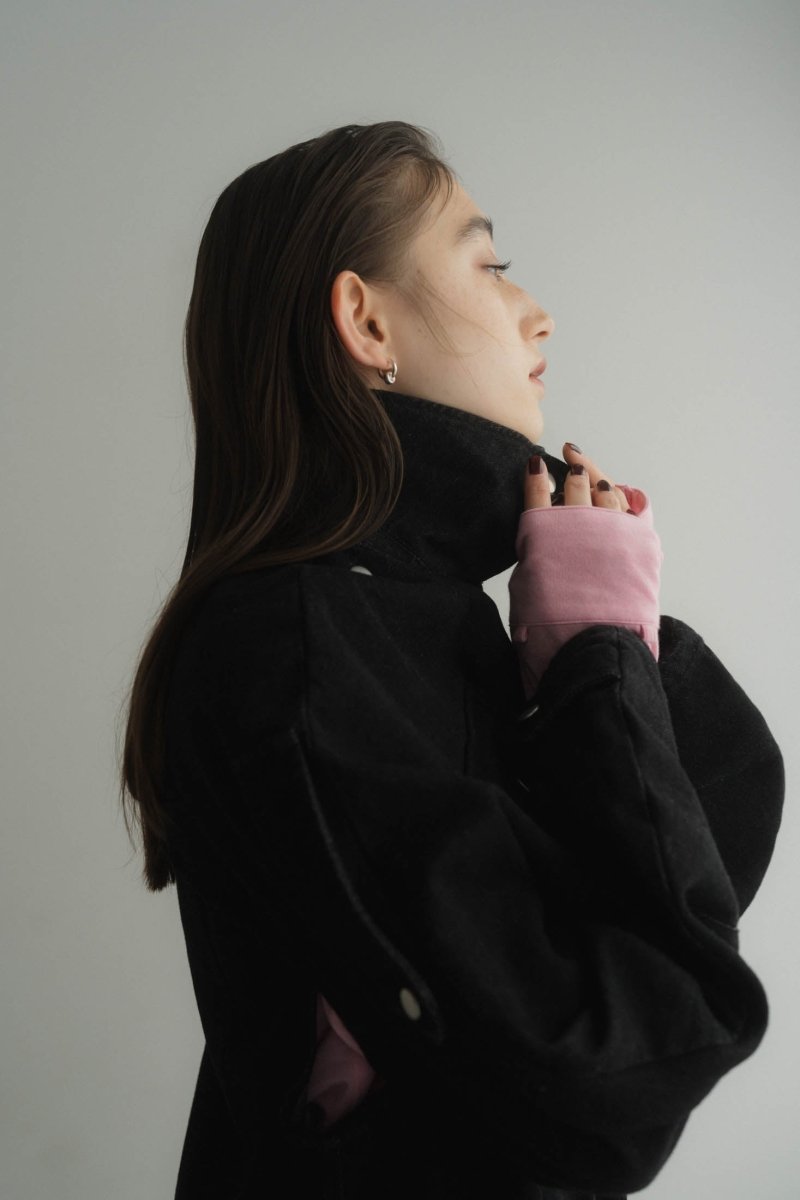 3way denim trench coat/black - KNUTH MARF