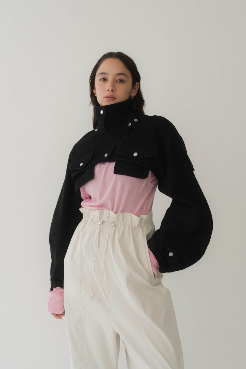 3way denim trench coat/black - KNUTH MARF
