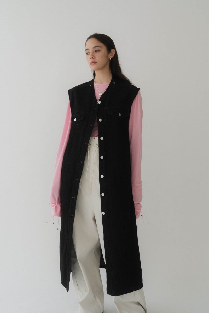 3way denim trench coat/black - KNUTH MARF