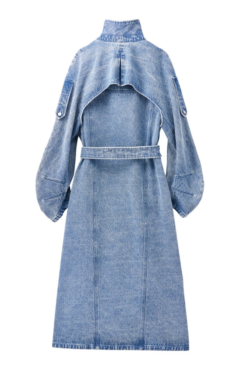 3way denim trench coat/blue - KNUTH MARF