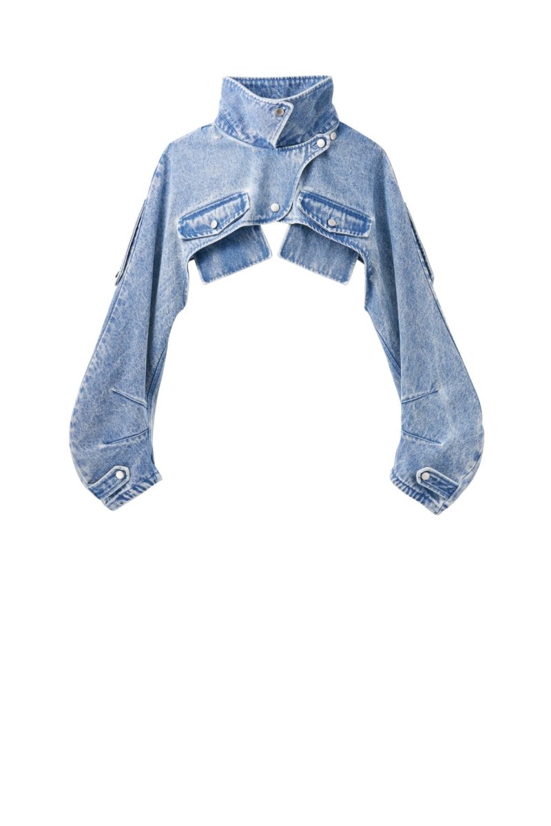 3way denim trench coat/blue - KNUTH MARF