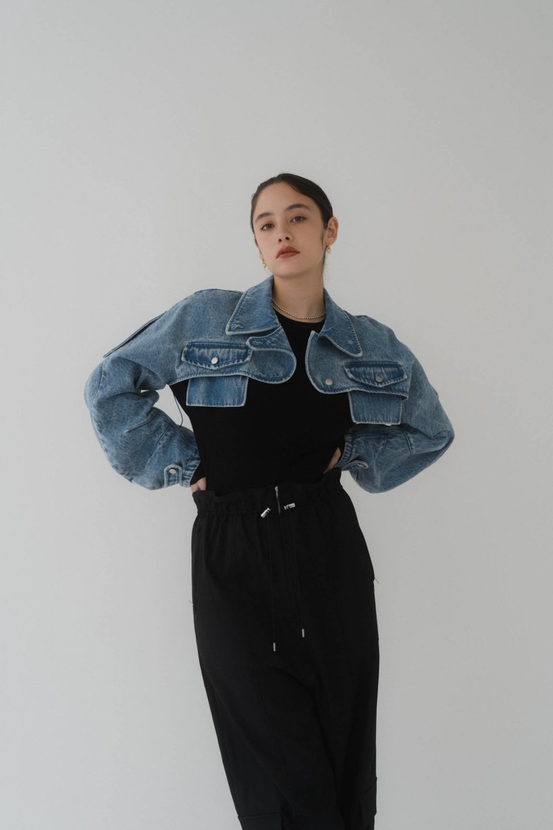 3way denim trench coat/blue - KNUTH MARF