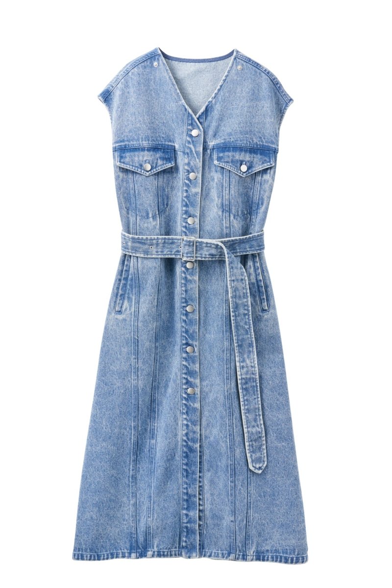3way denim trench coat/blue - KNUTH MARF