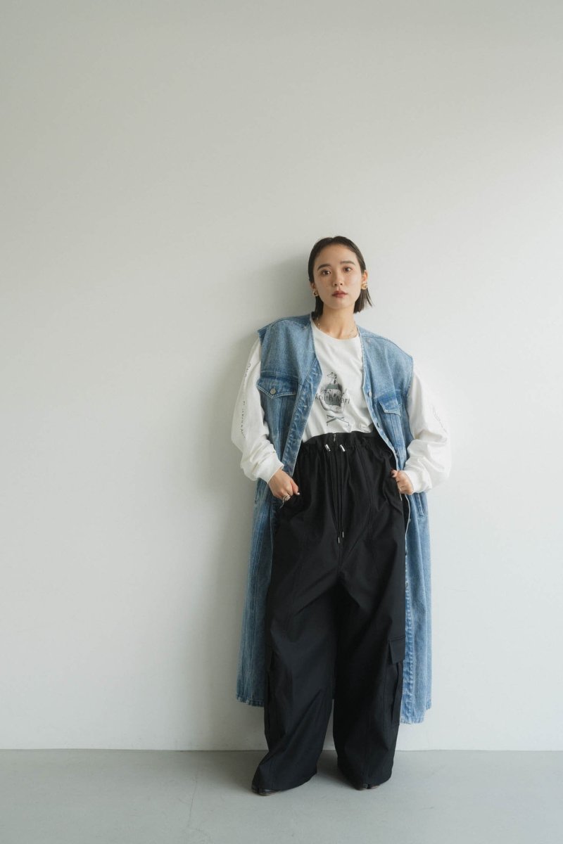3way denim trench coat/blue - KNUTH MARF