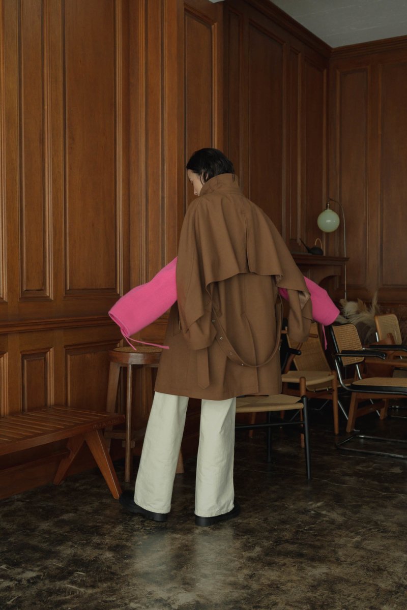 3way dolman trench coat/khakibrown - KNUTH MARF
